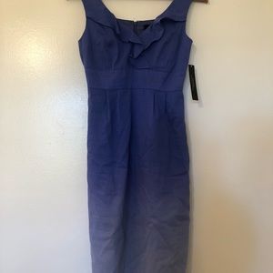 Tahari blue ombré dress